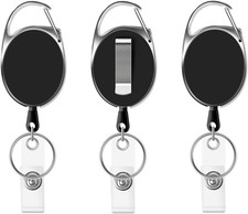 Retractable Keyring, 3 Pcs