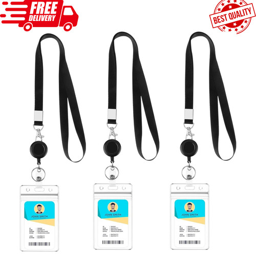 Pack retractable badge - 3-pack,
