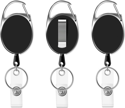Retractable keyring pcs - 3,