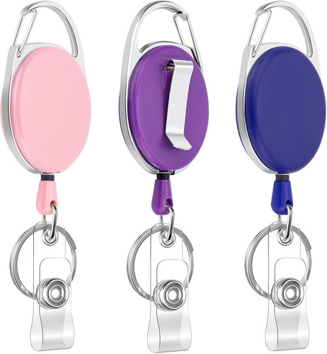 3pcs retractable badge - 3pcs,