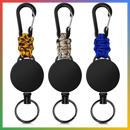 Retractable keychain pack - 3,