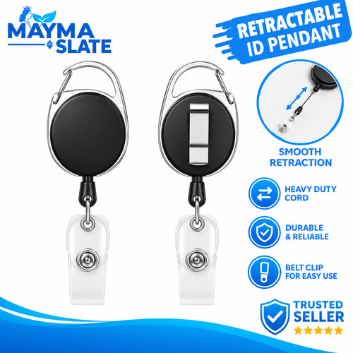 Retractable key chain - key, card