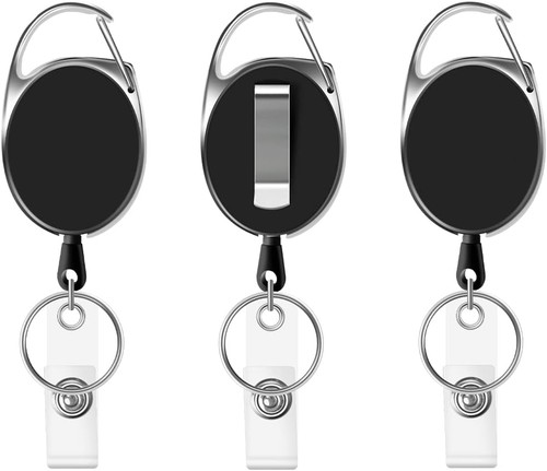 Retractable keyring pcs - retractable, 3