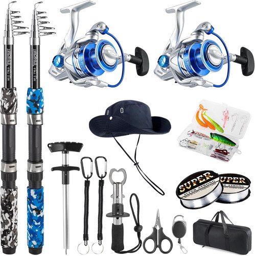 Fishing pole combo 9ft - fishing, combo,