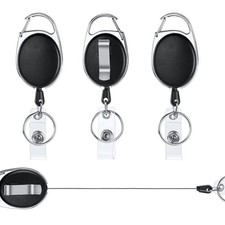 3 Pack Retractable Badge Reels