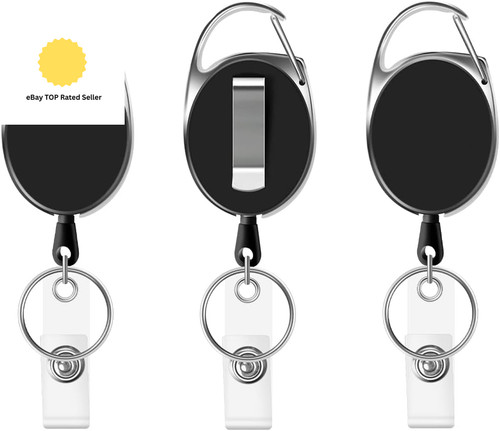 Retractable keyring pcs - retractable, 3