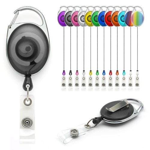 Black yoyo retractable reel - black,