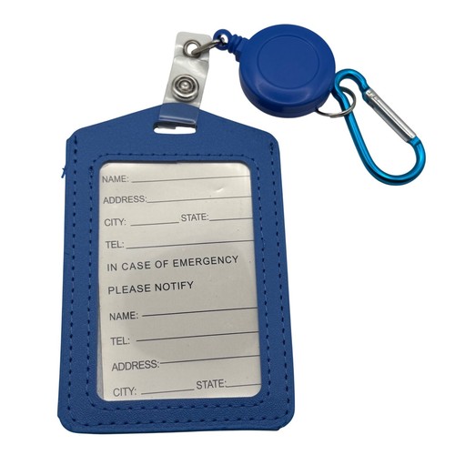 Blue badge holder - badge,