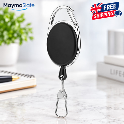 Retractable key chain card - retractable,