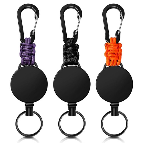 Retractable keychain pack - keychain, 3