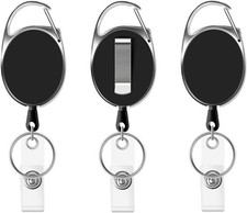 Retractable Keyring, 3 Pcs