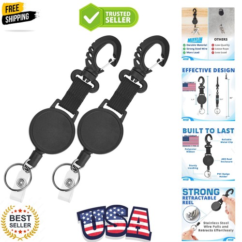 Retractable keychain reels - retractable,