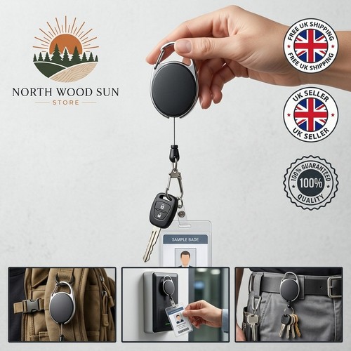 Retractable badge reel key - badge,